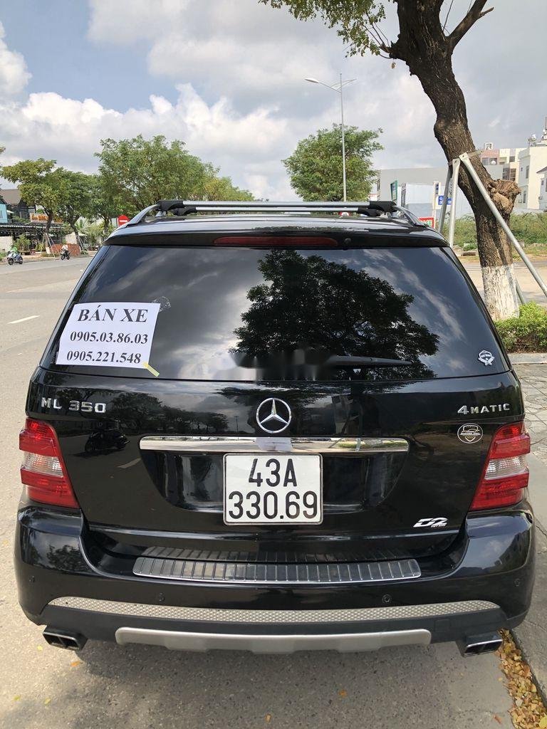 Mercedes-Benz ML Class  ML350  AT 2007 - Bán xe Mercedes ML350  AT sản xuất 2007, màu đen, nhập khẩu