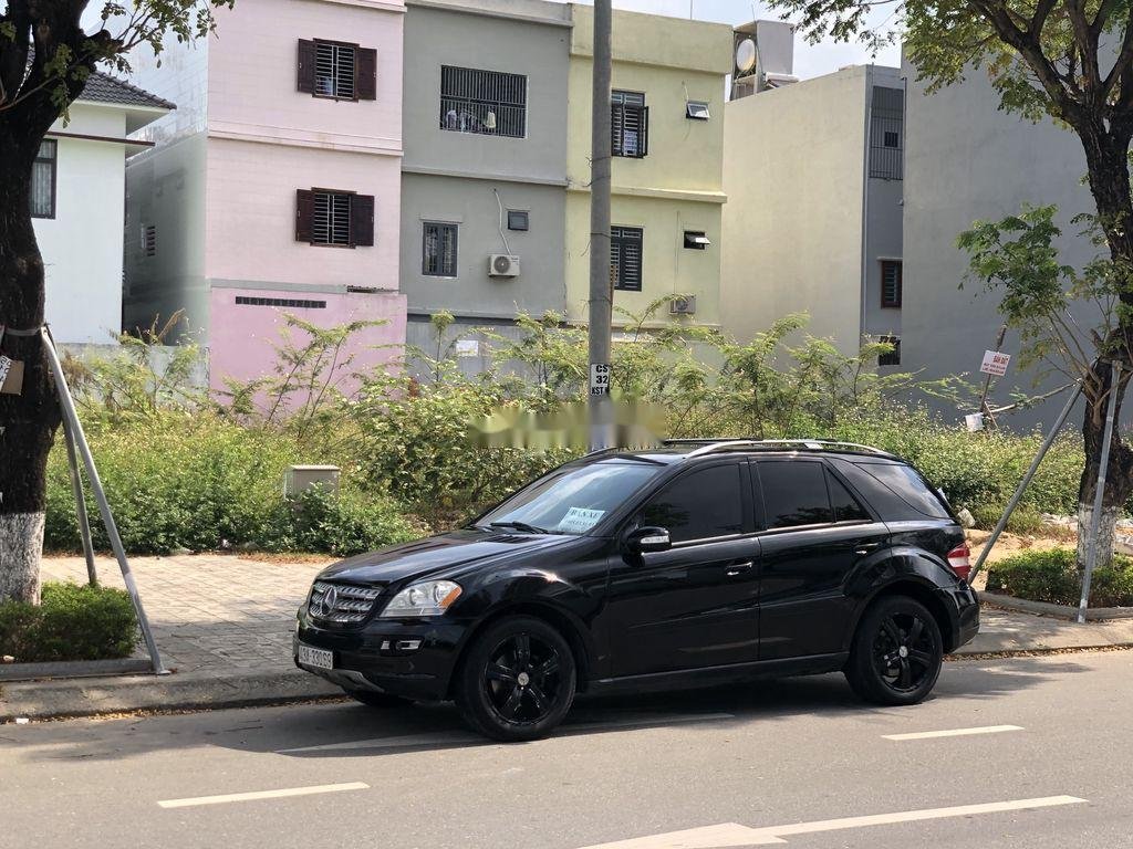 Mercedes-Benz ML Class  ML350  AT 2007 - Bán xe Mercedes ML350  AT sản xuất 2007, màu đen, nhập khẩu