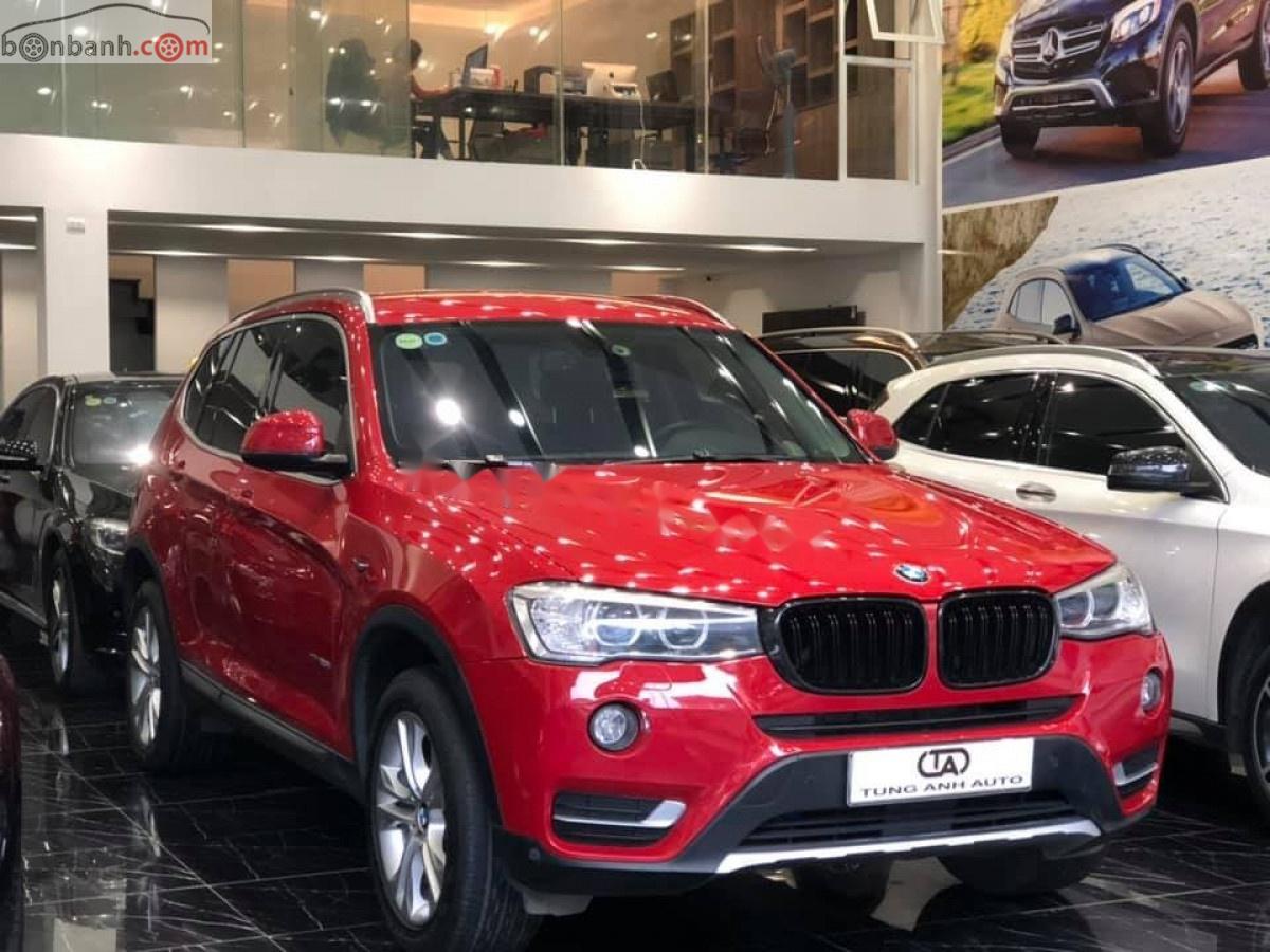 BMW X3 2015 - Cần bán lại xe BMW X3 đời 2015, màu đỏ, nhập khẩu nguyên chiếc