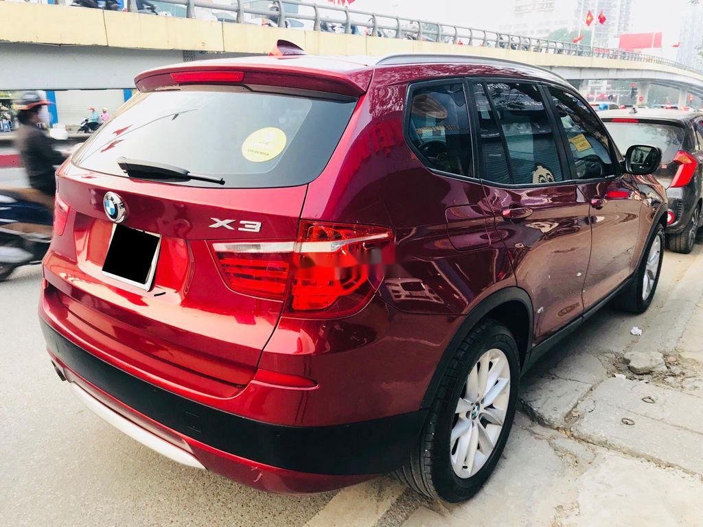 BMW X3 2012 - Cần bán lại xe BMW X3 3.0L Xdrive28i đời 2012, màu đỏ, xe nhập