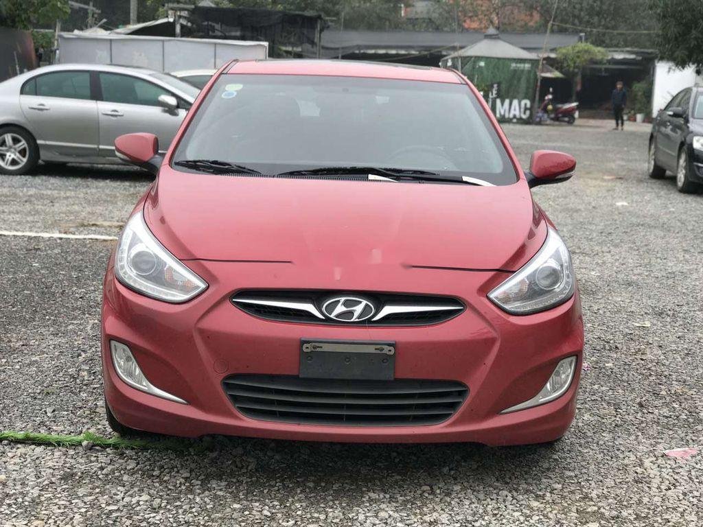 Hyundai Accent 2014 - Cần bán lại xe Hyundai Accent 1.4AT 2014, màu đỏ, xe nhập