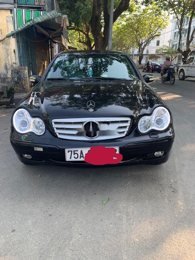 Mercedes-Benz C class 2003 - Xe Mercedes C180 Kompressor 2003, màu đen số tự động