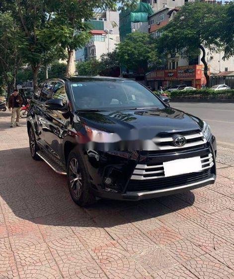 Toyota Highlander   2017 - Cần bán Toyota Highlander đời 2017, màu đen, nhập khẩu như mới