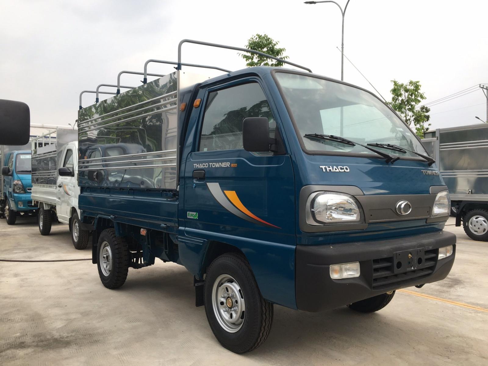 Thaco TOWNER 800KG 2020 - Bán xe tải Thaco Towner 800KG đời 2020, màu xanh lam, nhập khẩu chính hãng, giá tốt nhất
