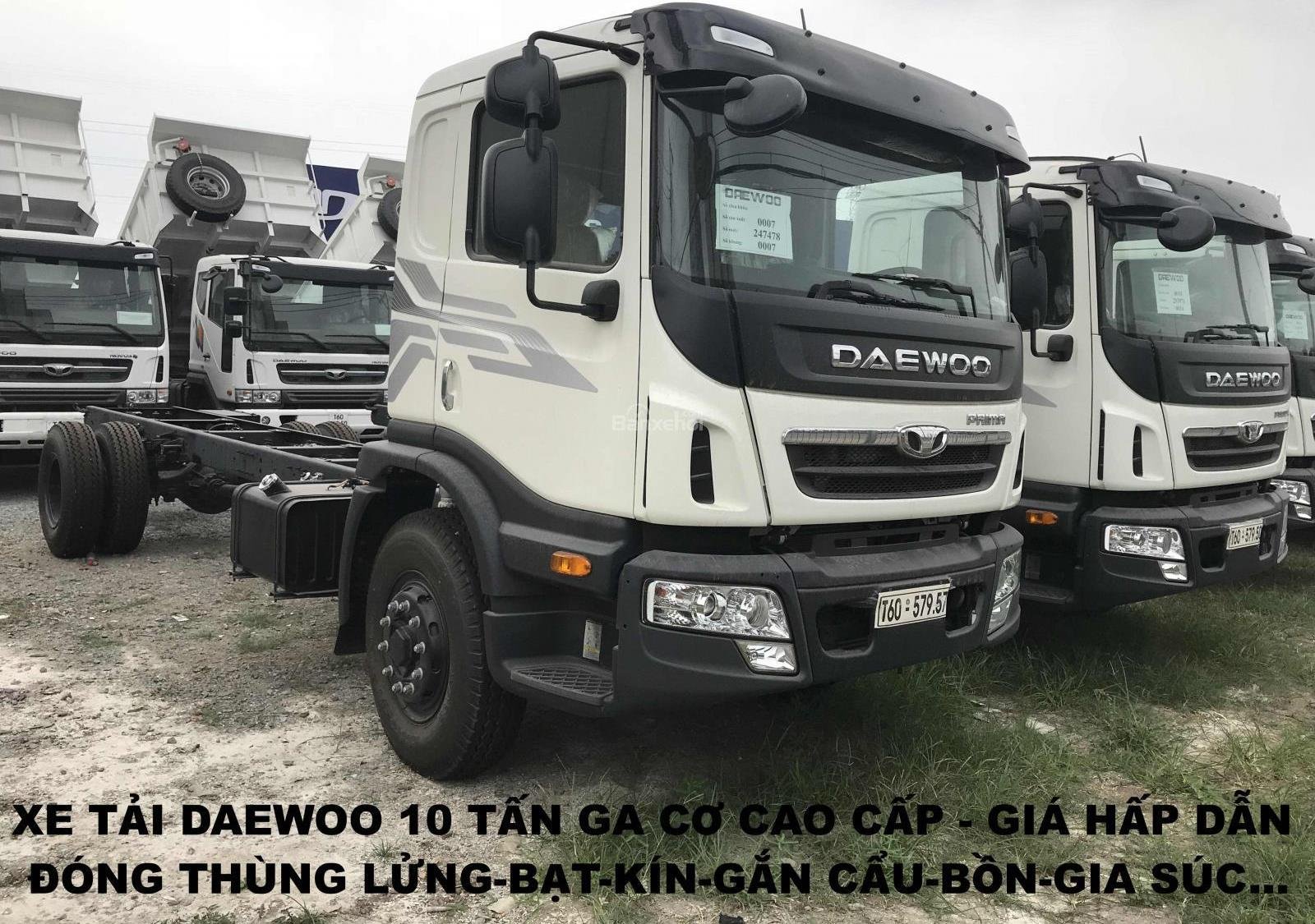 Xe tải 5 tấn - dưới 10 tấn 2018 - Xe tải Daewoo: Tải trọng 10 tấn đời 2018, màu trắng, bán giá tốt