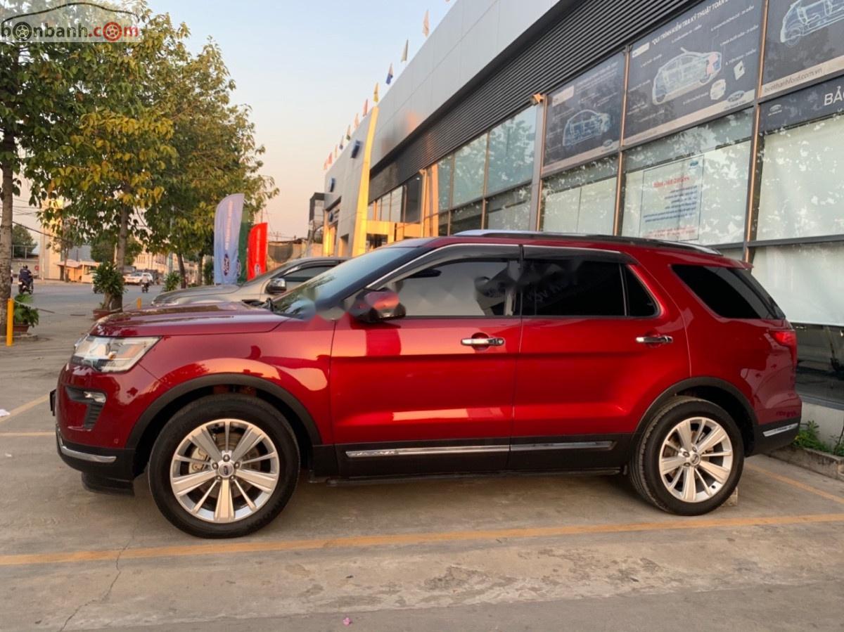 Ford Explorer Limited 2.3L EcoBoost 2019 - Cần bán gấp Ford Explorer Limited 2.3L EcoBoost đời 2019, màu đỏ, nhập khẩu nguyên chiếc