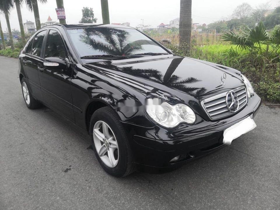 Mercedes-Benz C class   2002 - Bán xe Mercedes C200 đời 2002, màu đen số tự động