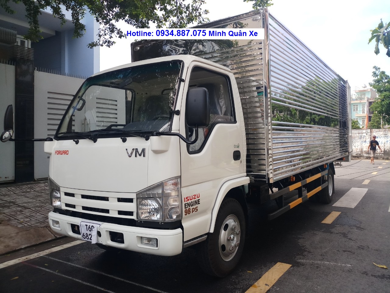 Isuzu 2020 - Bán xe tải Isuzu VM 1T9 thùng dài 6m2, trả trước 120tr nhận xe