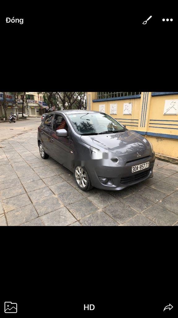 Mitsubishi Mirage   2015 - Bán ô tô Mitsubishi Mirage năm sản xuất 2015, màu xám số sàn, giá chỉ 235 triệu