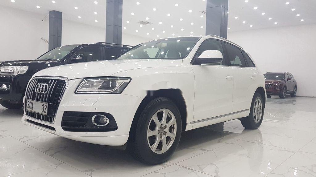 Audi Q5     2013 - Bán xe Audi Q5 năm 2013, màu trắng, nhập khẩu nguyên chiếc