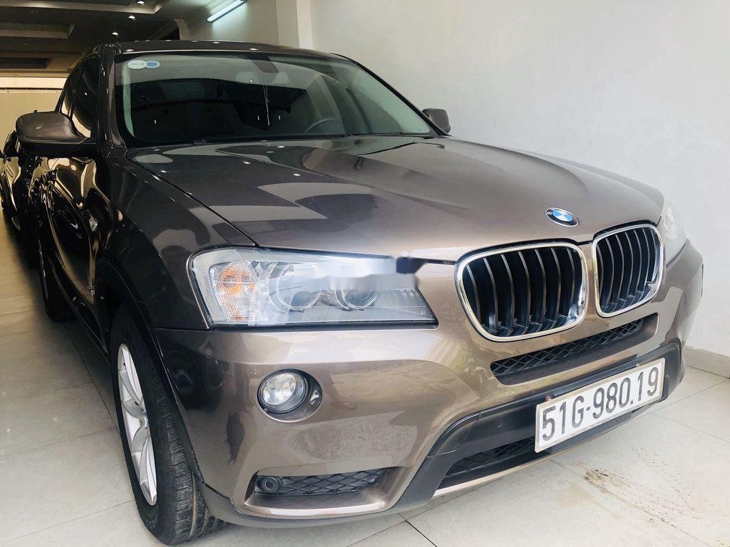 BMW X3 2012 - Bán xe BMW X3 sản xuất năm 2012, màu nâu giá cạnh tranh