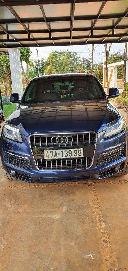 Audi Q7 2007 - Cần bán Audi Q7 AT năm sản xuất 2007, màu xanh lam, nhập khẩu nguyên chiếc