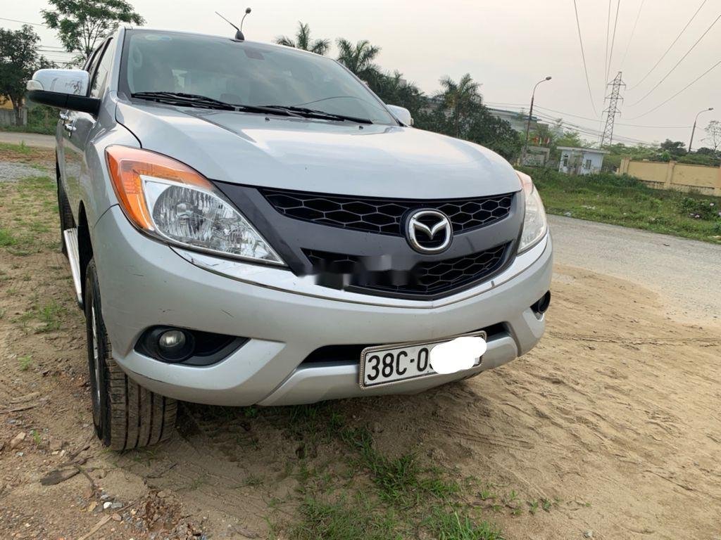 Mazda BT 50   2013 - Bán Mazda BT 50 đời 2013, màu bạc, xe nhập, số tự động