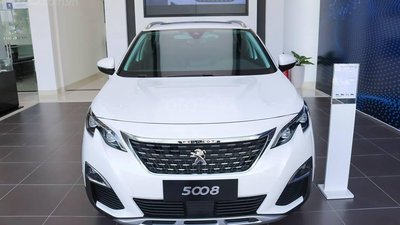 Peugeot 5008 1.6GAT 2020 - Bán xe Peugeot 5008 1.6GAT năm 2020, màu trắng