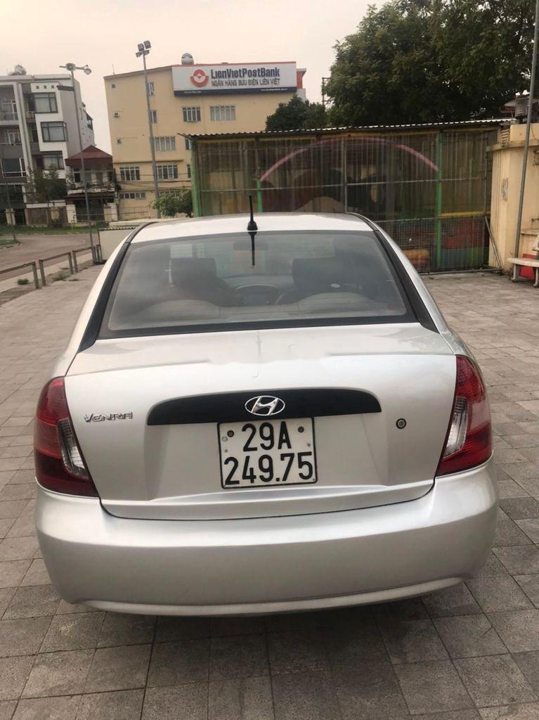 Hyundai Verna   2008 - Cần bán lại xe Hyundai Verna sản xuất năm 2008, màu bạc, nhập khẩu 