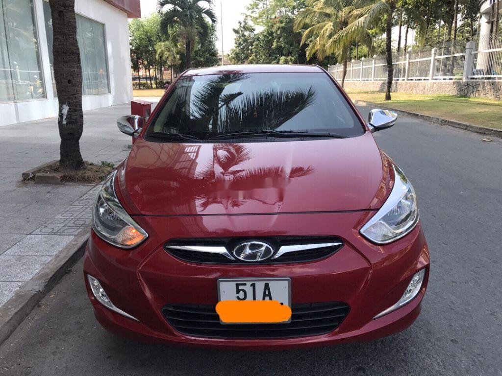 Hyundai Accent 2011 - Bán ô tô Hyundai Accent AT đời 2011, màu đỏ, nhập khẩu nguyên chiếc số tự động