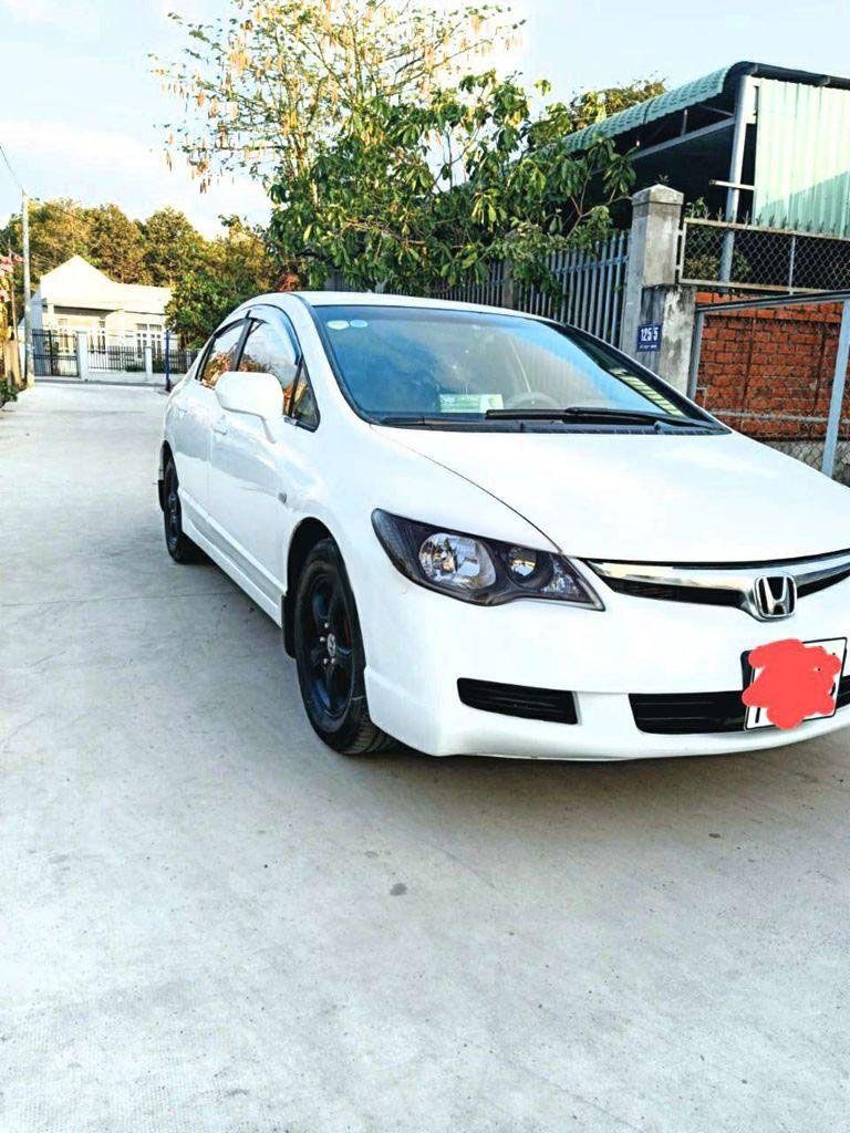 Honda Civic 2007 - Bán xe Honda Civic năm 2007, màu trắng, giá tốt