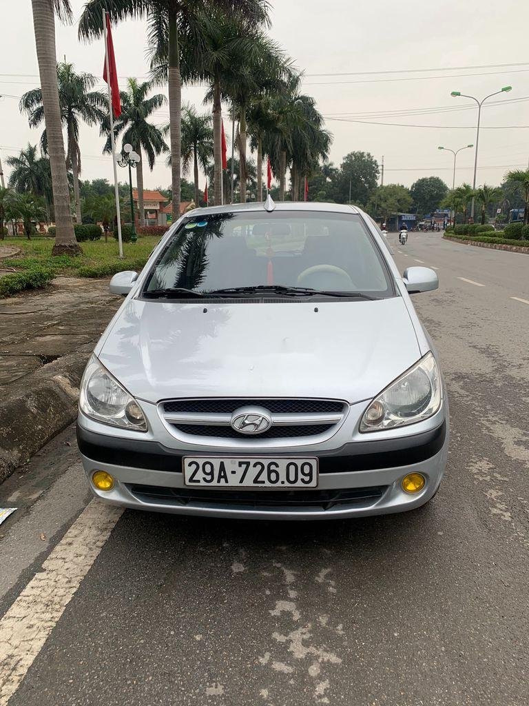 Hyundai Getz   2008 - Bán Hyundai Getz sản xuất 2008, màu bạc, nhập khẩu nguyên chiếc  