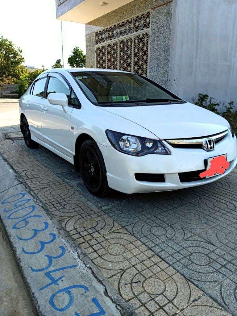 Honda Civic 2007 - Bán xe Honda Civic năm 2007, màu trắng, giá tốt