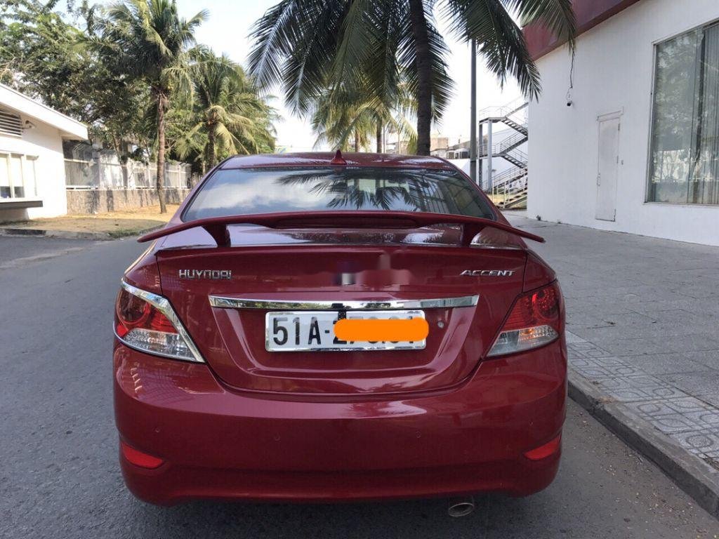 Hyundai Accent 2011 - Bán ô tô Hyundai Accent AT đời 2011, màu đỏ, nhập khẩu nguyên chiếc số tự động