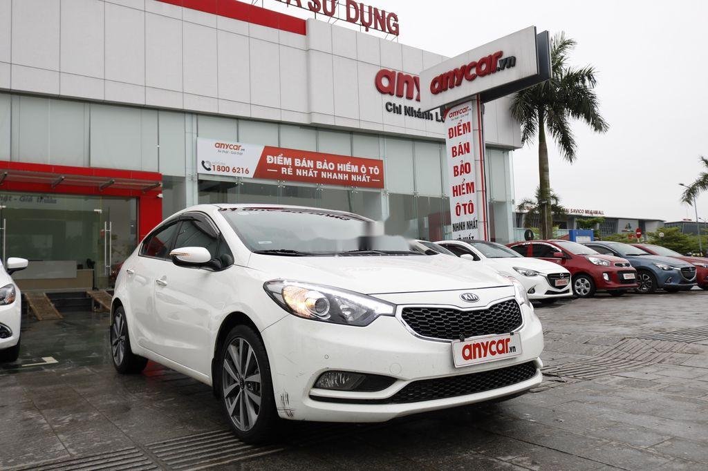 Kia K3 2015 - Cần bán lại xe Kia K3 đời 2015, màu trắng số tự động, 463tr