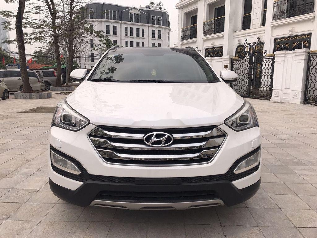 Hyundai Santa Fe 2015 - Bán xe Hyundai Santa Fe 2015, màu trắng