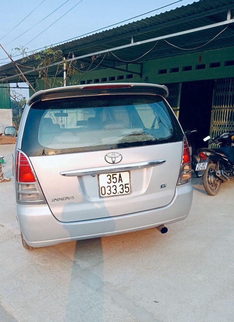 Toyota Innova     MT 2007 - Cần bán Toyota Innova MT đời 2007, nhập khẩu 