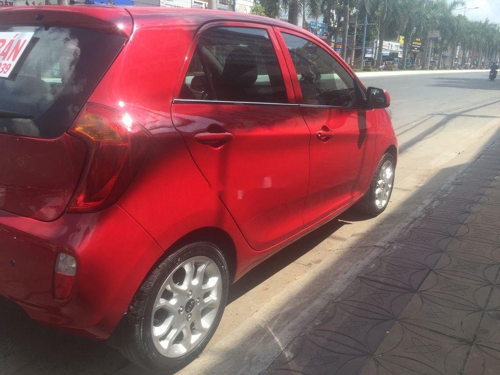 Kia Morning 2014 - Bán ô tô Kia Morning MT sản xuất năm 2014, màu đỏ số sàn