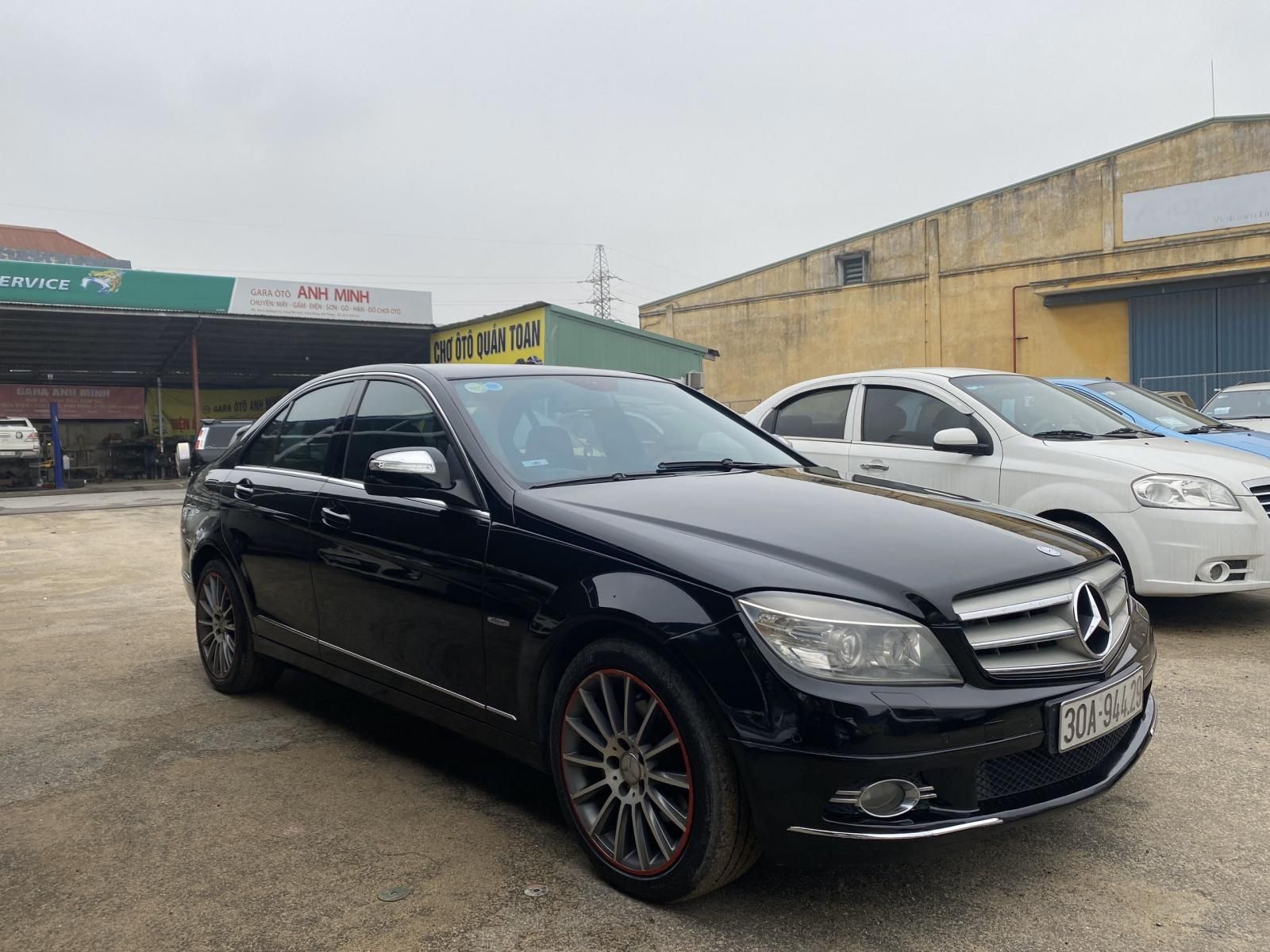 Mercedes-Benz C class C230 2008 - Cần bán lại Mercedes C230 đời 2009, màu đen, xe nhập