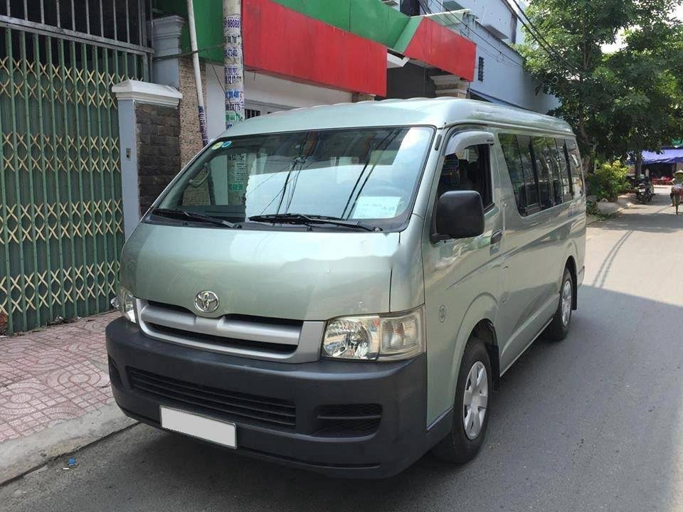 Toyota Hiace   2008 - Cần bán lại xe Toyota Hiace sản xuất 2008, màu bạc số sàn 