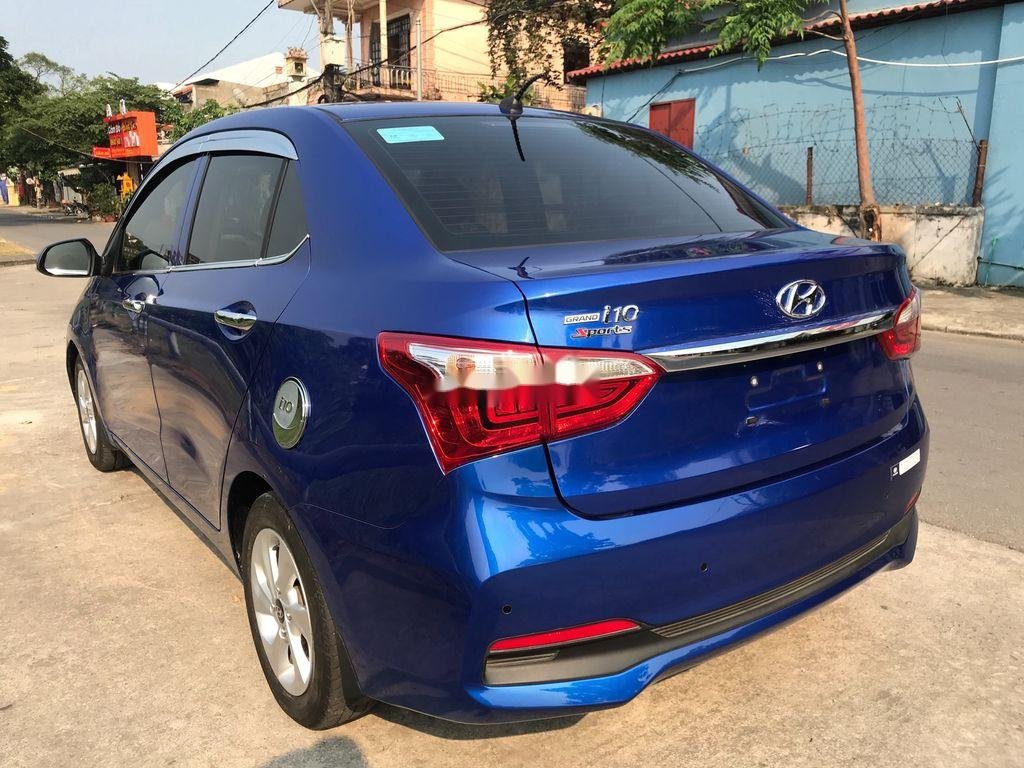 Hyundai Grand i10 2018 - Bán xe Hyundai Grand i10 sản xuất năm 2018, màu xanh lam, giá chỉ 360 triệu