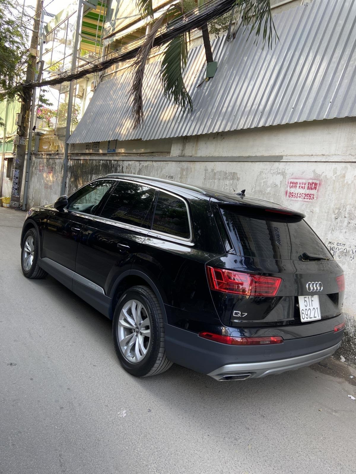 Audi Q7 2016 - Bán lại Audi Q7 sản xuất 2016, màu đen, nhập khẩu