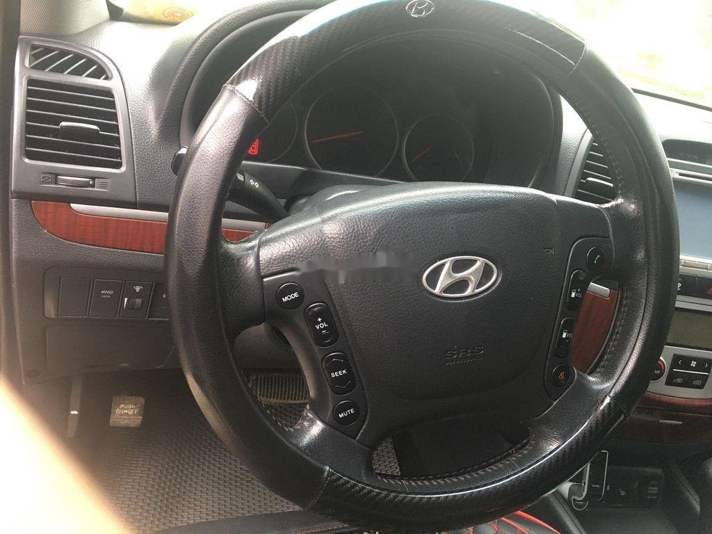 Hyundai Santa Fe   2008 - Bán Hyundai Santa Fe đời 2008, màu đen, nhập khẩu  