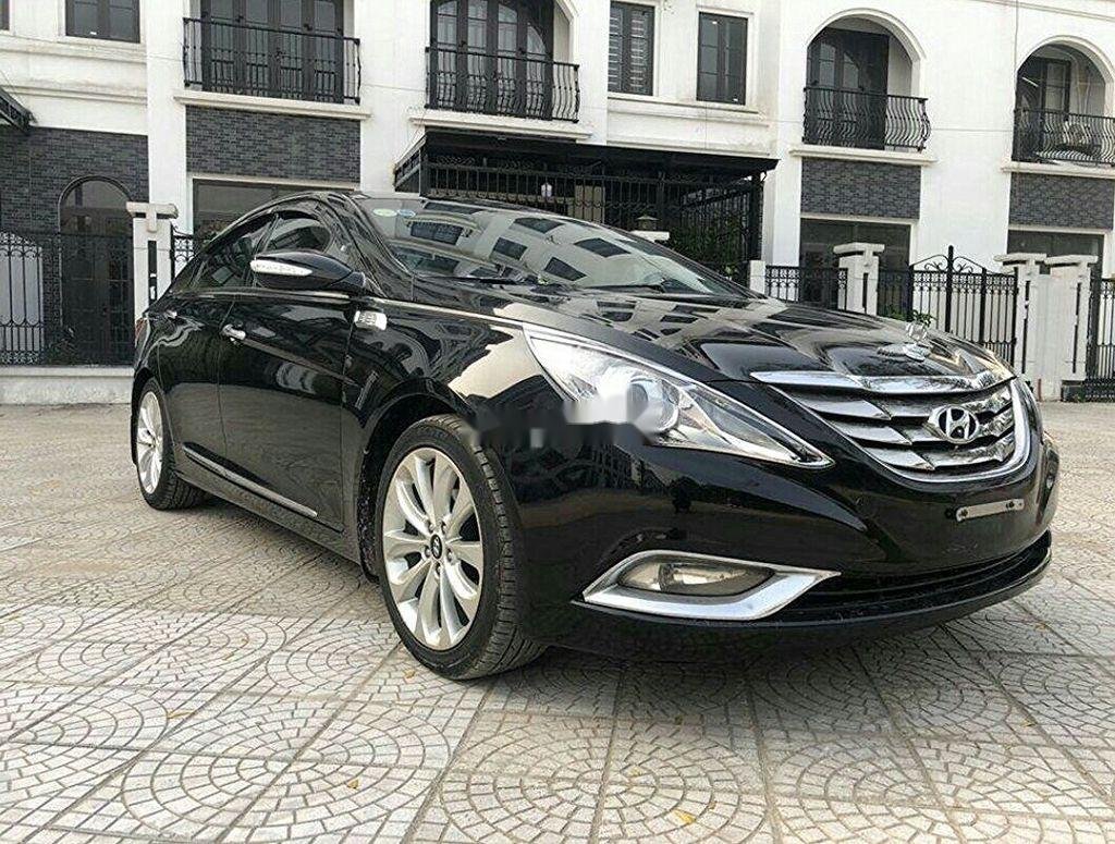 Hyundai Sonata   2011 - Cần bán lại xe Hyundai Sonata 2011, màu đen, xe nhập