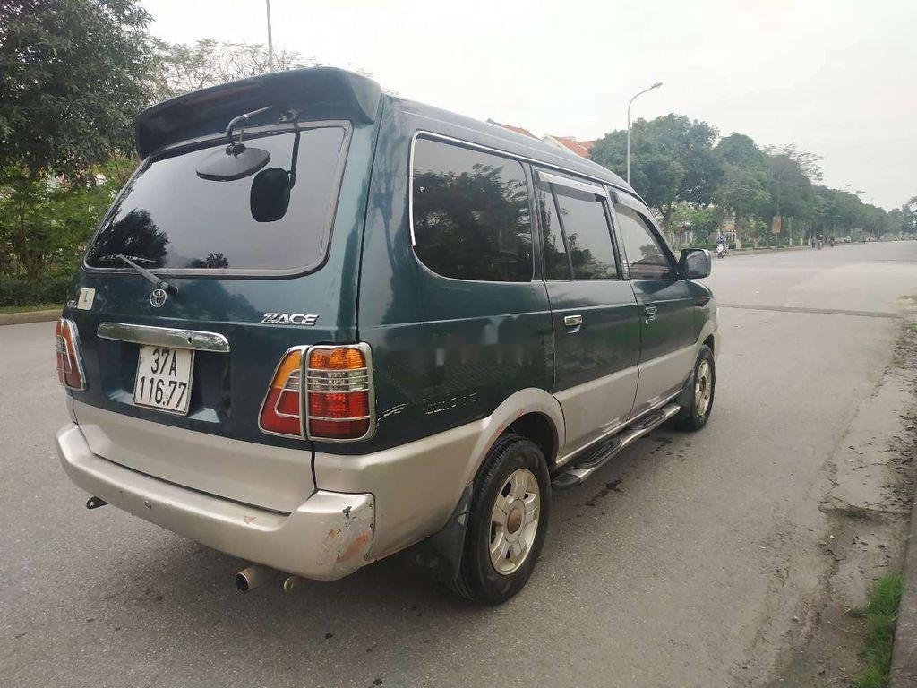 Toyota Zace 2002 - Cần bán Toyota Zace GL đời 2002, màu xanh vỏ dưa