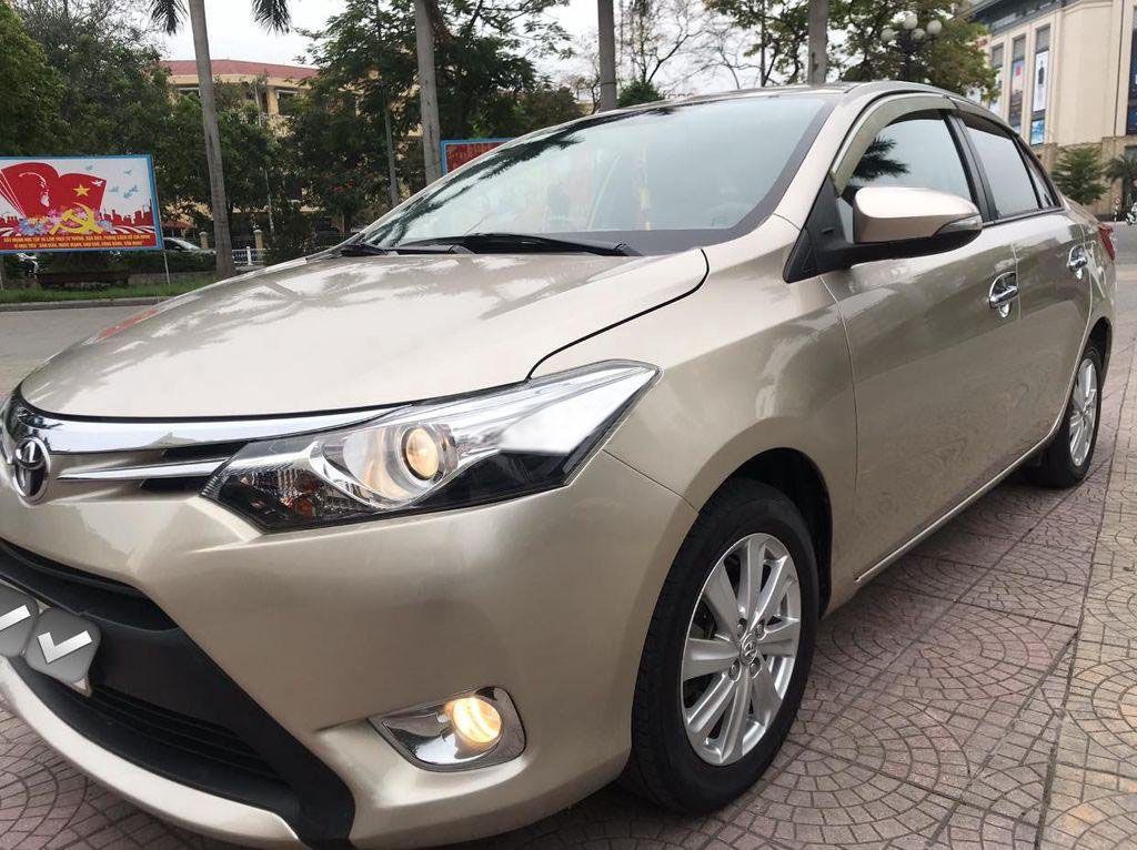 Toyota Vios 2014 - Cần bán Toyota Vios năm 2014, màu vàng giá cạnh tranh