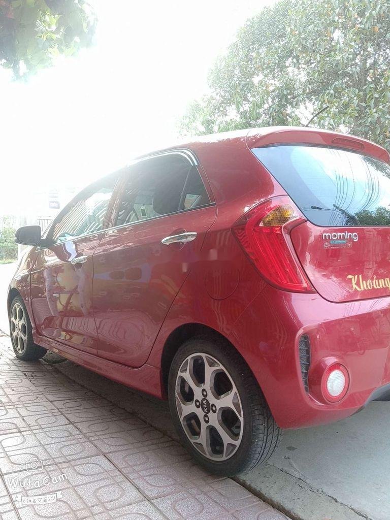 Kia Morning   2007 - Cần bán xe Kia Morning đời 2007, màu đỏ, giá tốt