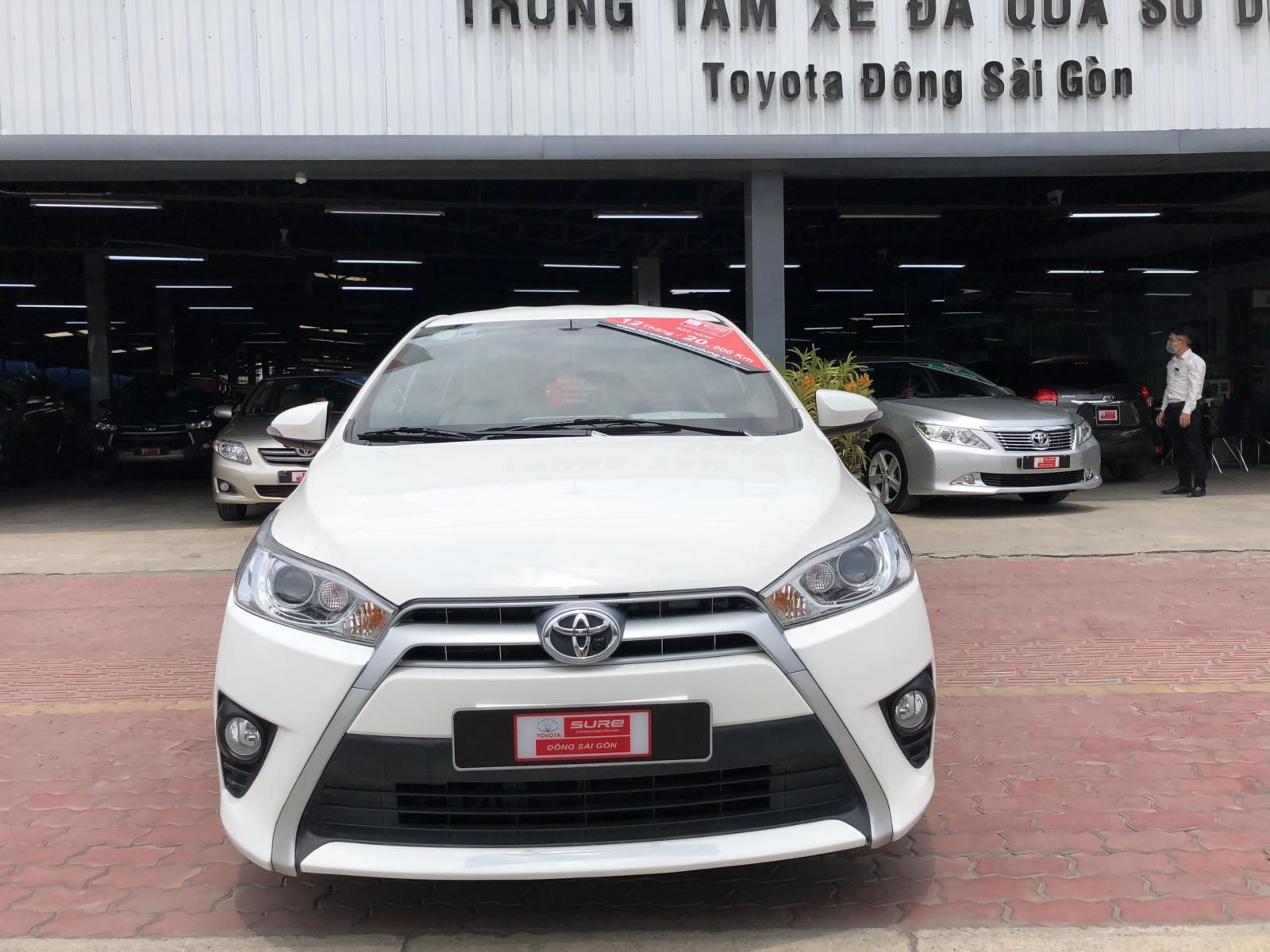 Toyota Yaris G 2016 - Bán Toyota Yaris G sản xuất 2016, màu trắng, nhập khẩu nguyên chiếc, giá tốt