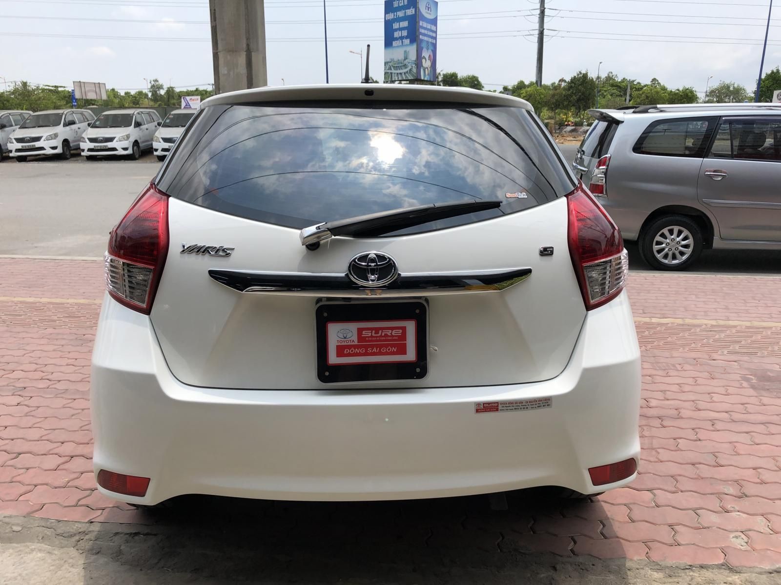 Toyota Yaris G 2016 - Bán Toyota Yaris G sản xuất 2016, màu trắng, nhập khẩu nguyên chiếc, giá tốt