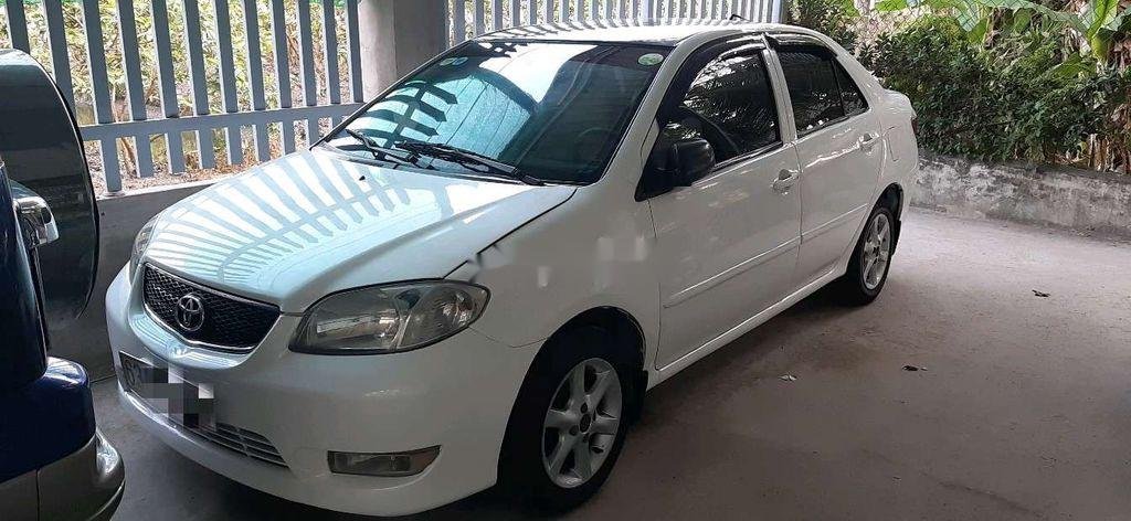 Toyota Vios   2003 - Cần bán Toyota Vios năm sản xuất 2003, màu trắng, nhập khẩu  