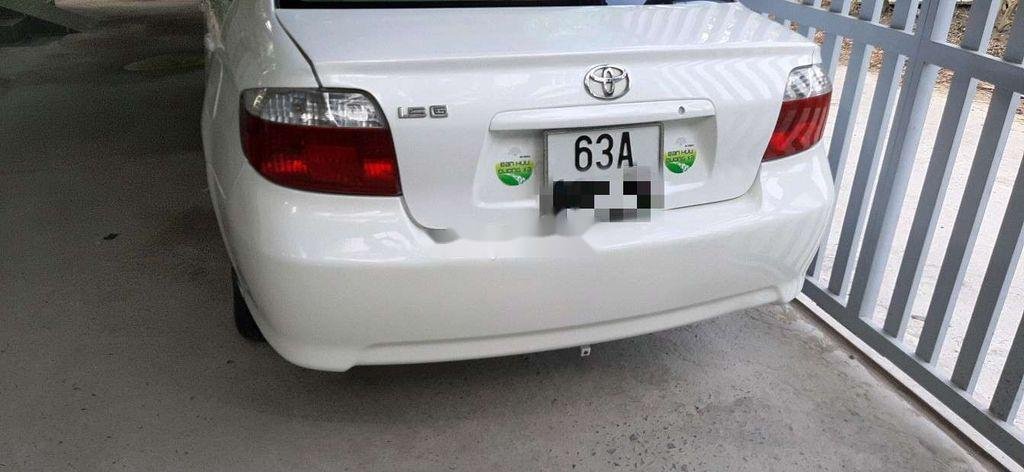 Toyota Vios   2003 - Cần bán Toyota Vios năm sản xuất 2003, màu trắng, nhập khẩu  