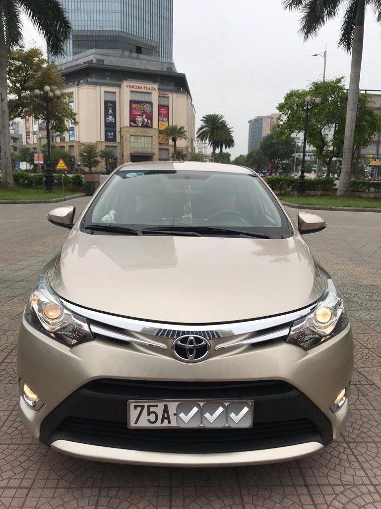 Toyota Vios 2014 - Cần bán Toyota Vios năm 2014, màu vàng giá cạnh tranh