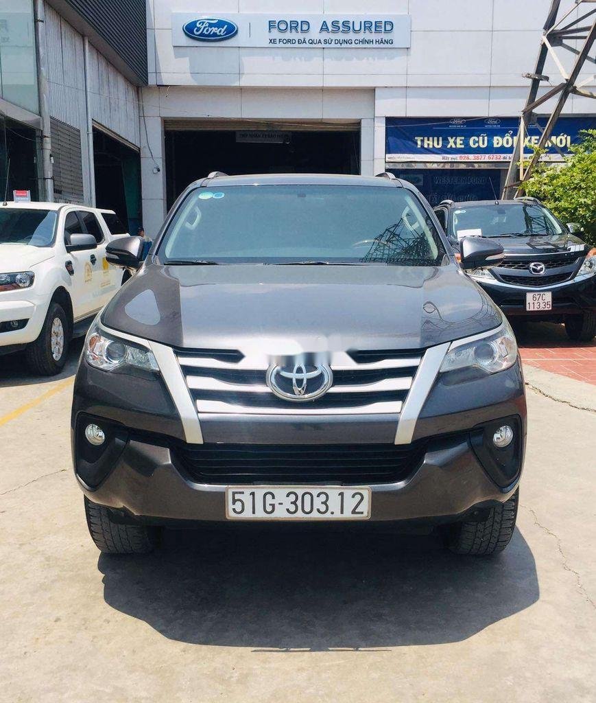 Toyota Fortuner   2017 - Cần bán gấp Toyota Fortuner năm sản xuất 2017, màu xám, nhập khẩu