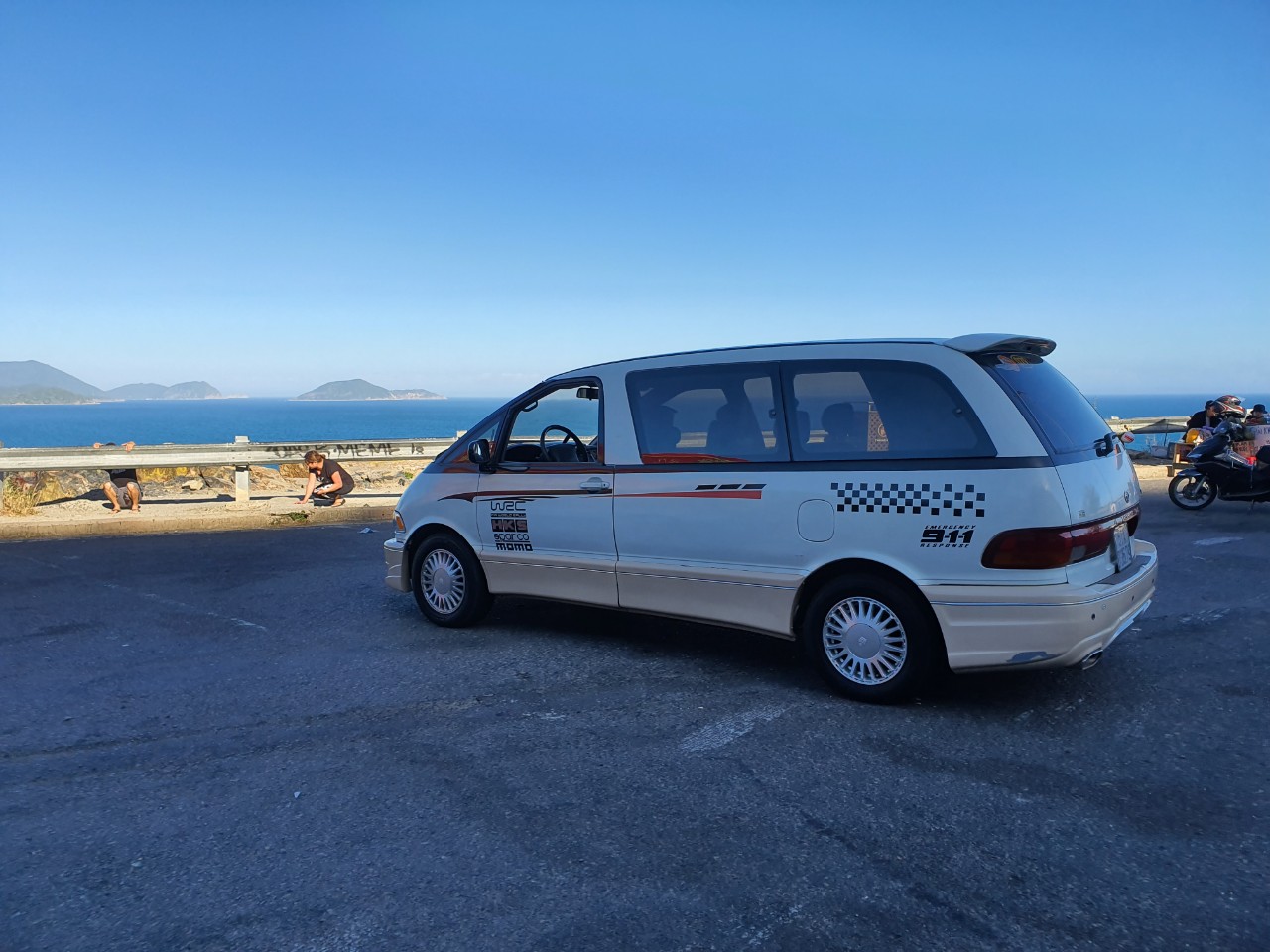 Toyota Previa S.C 1996 - Bán xe Toyota Previa S.C đời 1996, màu trắng, xe nhập, 179 triệu