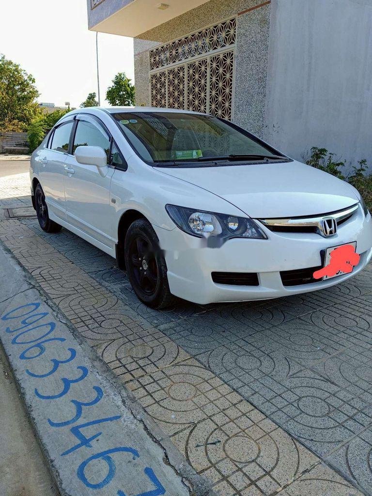 Honda Civic     2007 - Cần bán gấp Honda Civic sản xuất năm 2007, màu trắng  