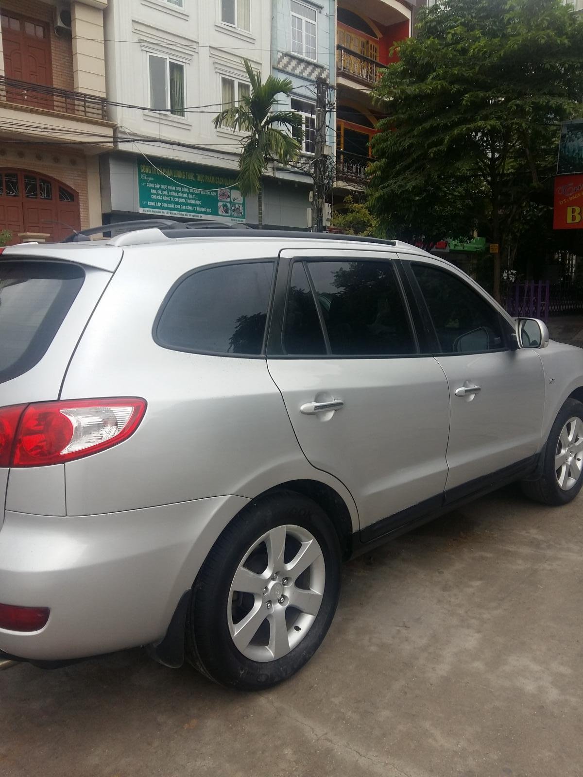 Hyundai Santa Fe 2008 - Bán Hyundai Santa Fe năm 2008, màu bạc, nhập khẩu