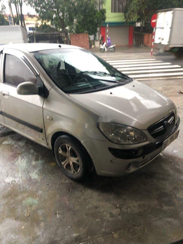 Hyundai Click   2008 - Cần bán gấp Hyundai Click năm 2008, màu bạc, nhập khẩu  