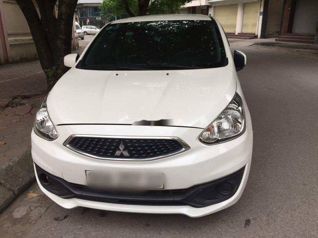 Mitsubishi Mirage   2018 - Cần bán gấp Mitsubishi Mirage đời 2018, màu trắng, nhập khẩu chính chủ, giá 302tr