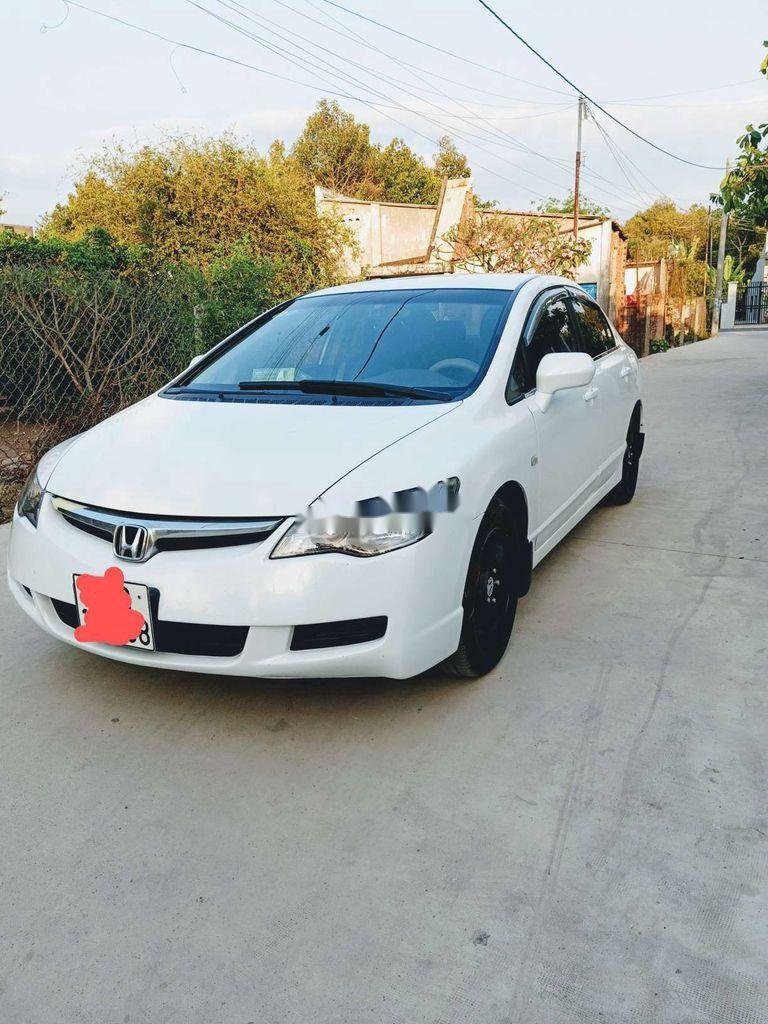 Honda Civic     2007 - Cần bán gấp Honda Civic sản xuất năm 2007, màu trắng  