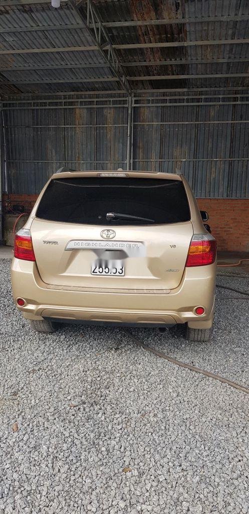 Toyota Highlander   2009 - Bán Toyota Highlander đời 2009, màu kem (be), nhập khẩu, giá 980tr